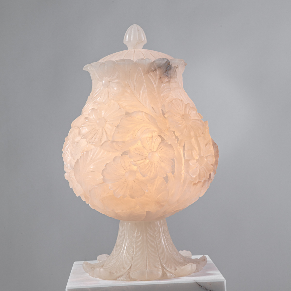 , Lampada Lavorata Margherite cm 32x20